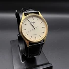 Vintage Pulsar By Seiko Men's Gold Tone 33.5mm Quartz Watch Y481-0240 Works!