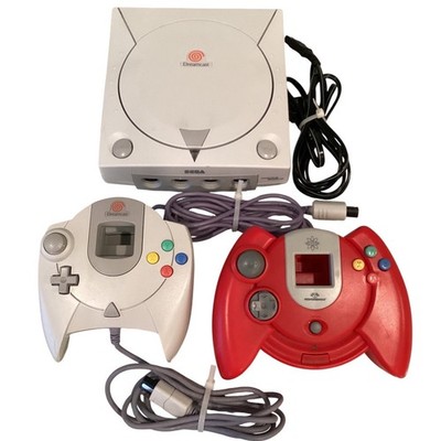 Sega Dreamcast Console HKT-3020 White System 1999 NTSC-U  + 2 Controllers