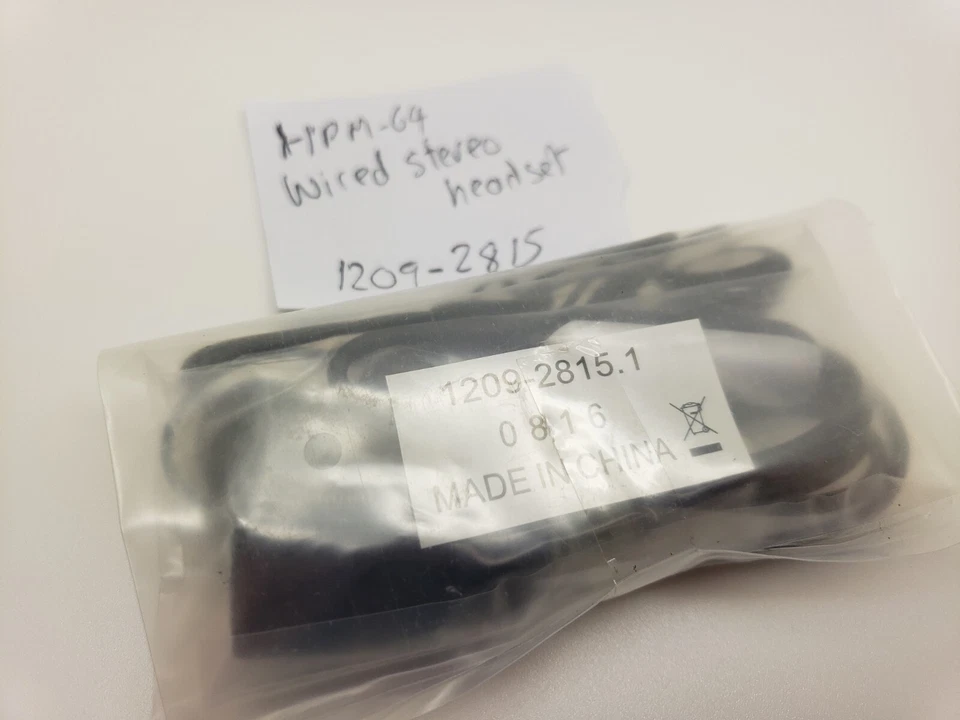 Old New Stock Sony Ericsson HPM-64 Sealed Stereo Headset Earpiece 120928151 - Image 2 of 4