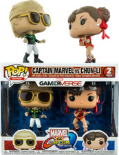 Funko POP • Captain Marvel VS Chung -Li Marvel VS Capcom SPECIAL EDITION RARE
