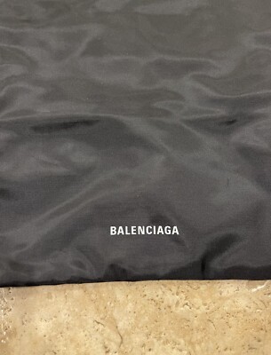 Balenciaga Black Nylon Dust Bag | eBay