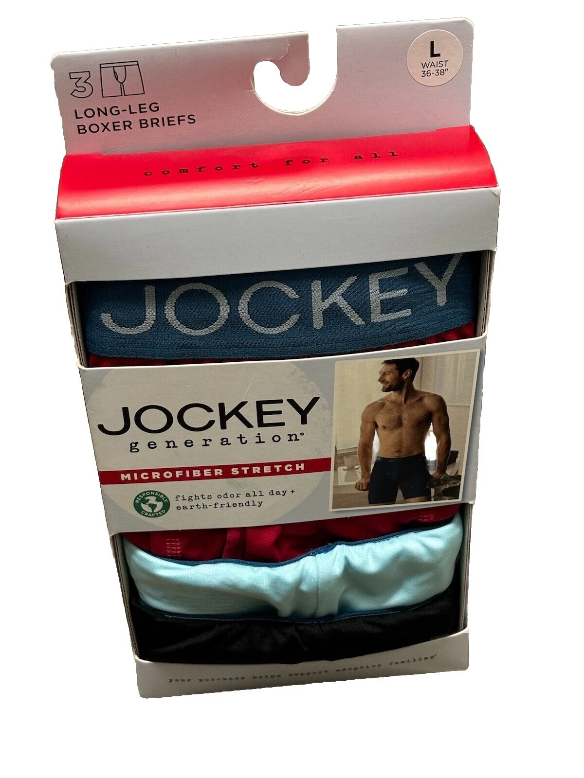 Poliéster Jockey Men's Boxer Brief