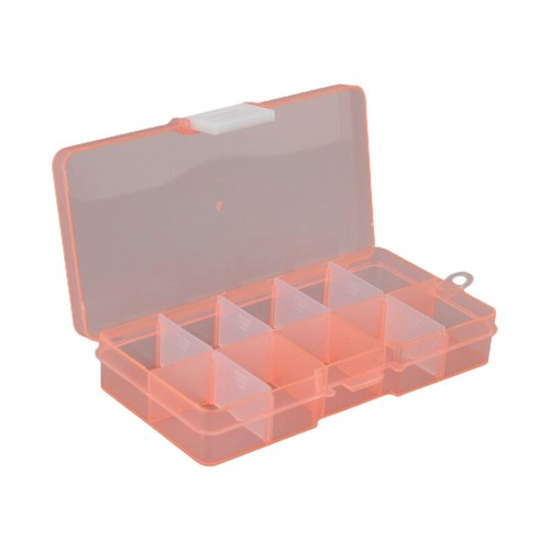 Clear Plastic Storage Box 10 Compartment with Sealing Lid Container for Case - Picture 11 of 14