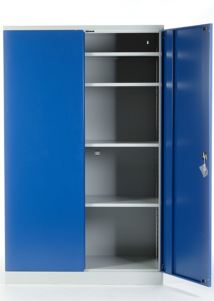 Schwerlastschrank Stahlschrank Materialschrank Blechschrank FlüGeltüRschrank Neu-image
