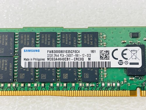 X2 Samsung 32GB 2Rx4 PC4-2400T M393A4K40CB1-CRC0Q Server RAM / USED - FREE SHIPP - Picture 8 of 10