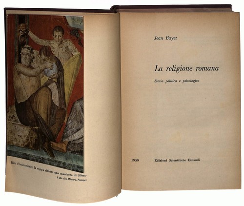 EBOND Die römische Religion Jean Bayet Einaudi 1959 Buch LI030204