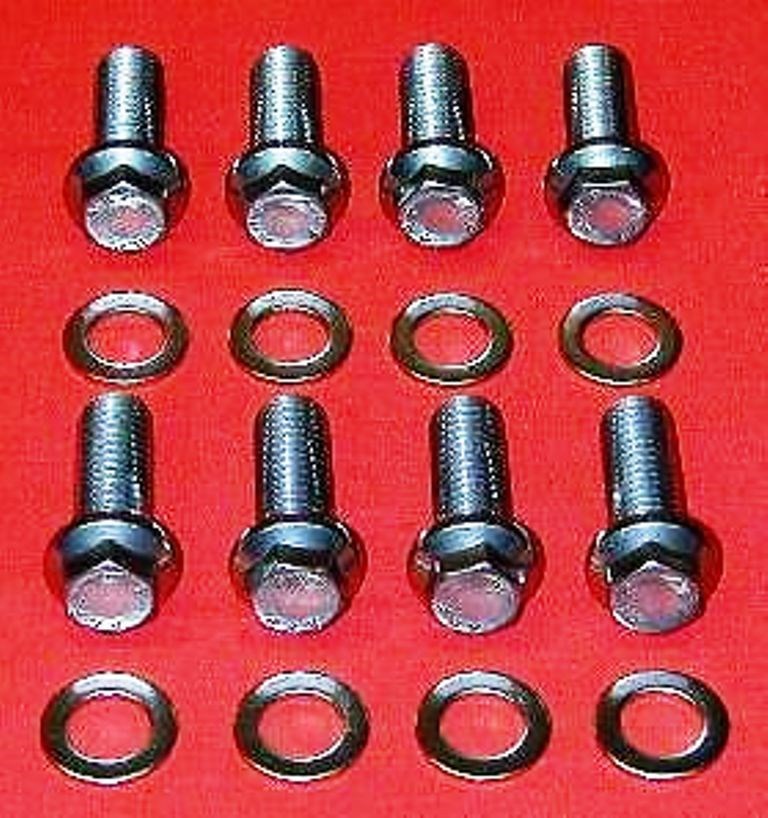 CHEVY GM 6190 LS1 LS2 LS3 BELLHOUSING ARP GRADE 8 POLISHED STAINLESS