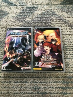 Fate / Unlimited Code Portable psp game Soul Calibur Broken Destiny psp 2 set