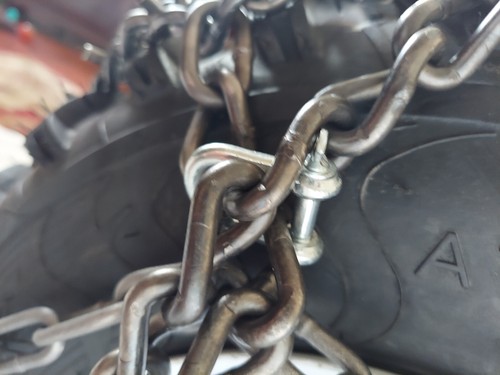 Grizzlar GTN-728 ATV Net Diamond Studded Tire Chains 26x12-12 28x10-12 - Picture 8 of 10