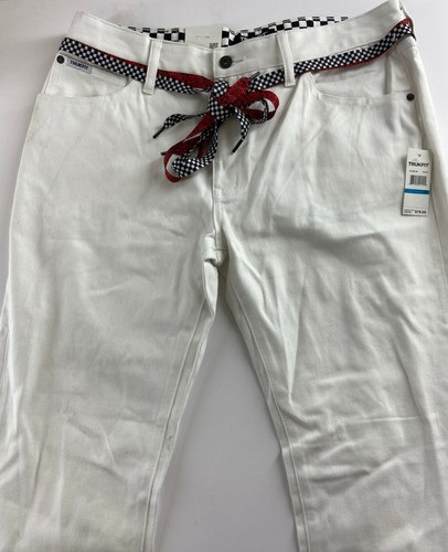 Trukfit Men's Bright White Jeans Pants 
