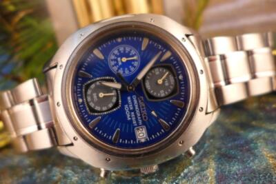 Classic 40mm Seiko Chronograph V657 9060 Men's Quartz 083985 | eBay