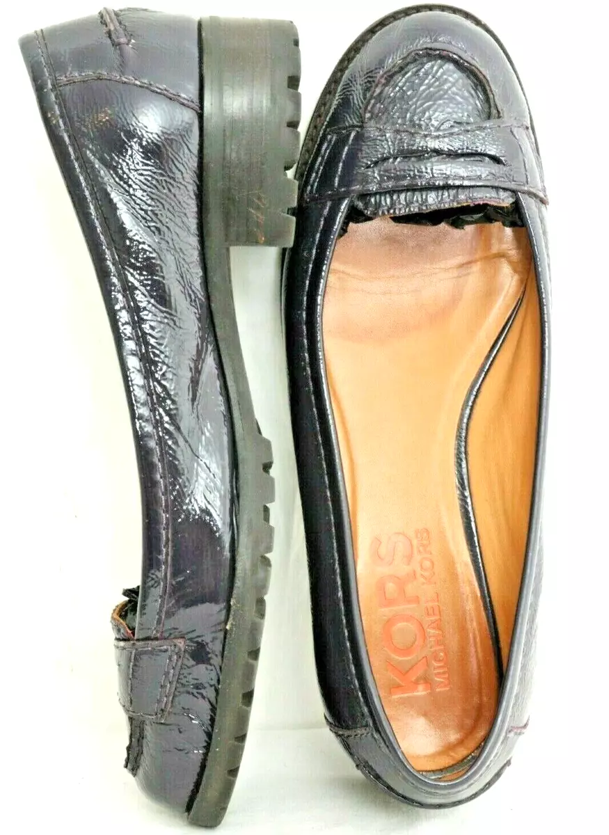 Michael kors hotsell loafers womens purple