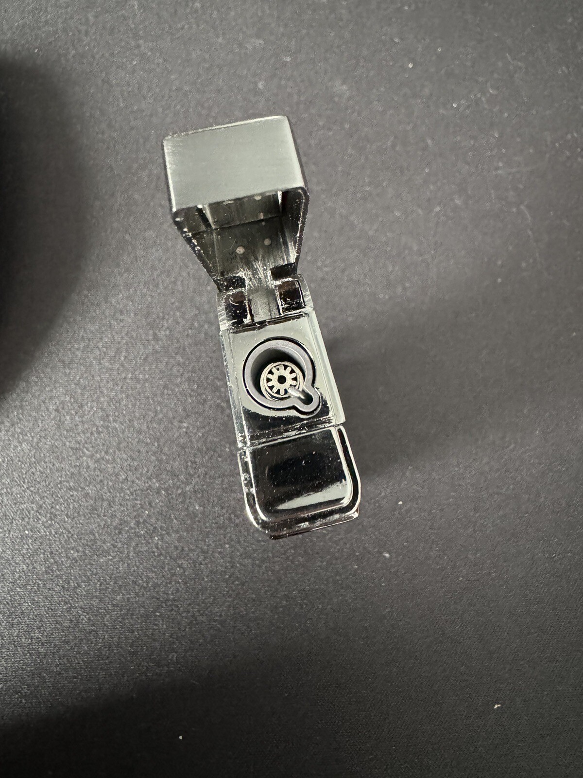 Black Ops Delta Single Jet Torch Cigar Lighter - Gunmetal and Gray - New