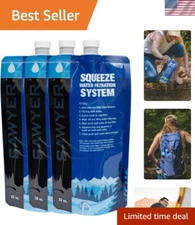 Essential 32-Ounce Replacement Pouches for Sawyer Water Filtration Systems