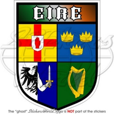 IRELAND Irish EIRE 4 Provinces Sign 100mm Vinyl Sticker