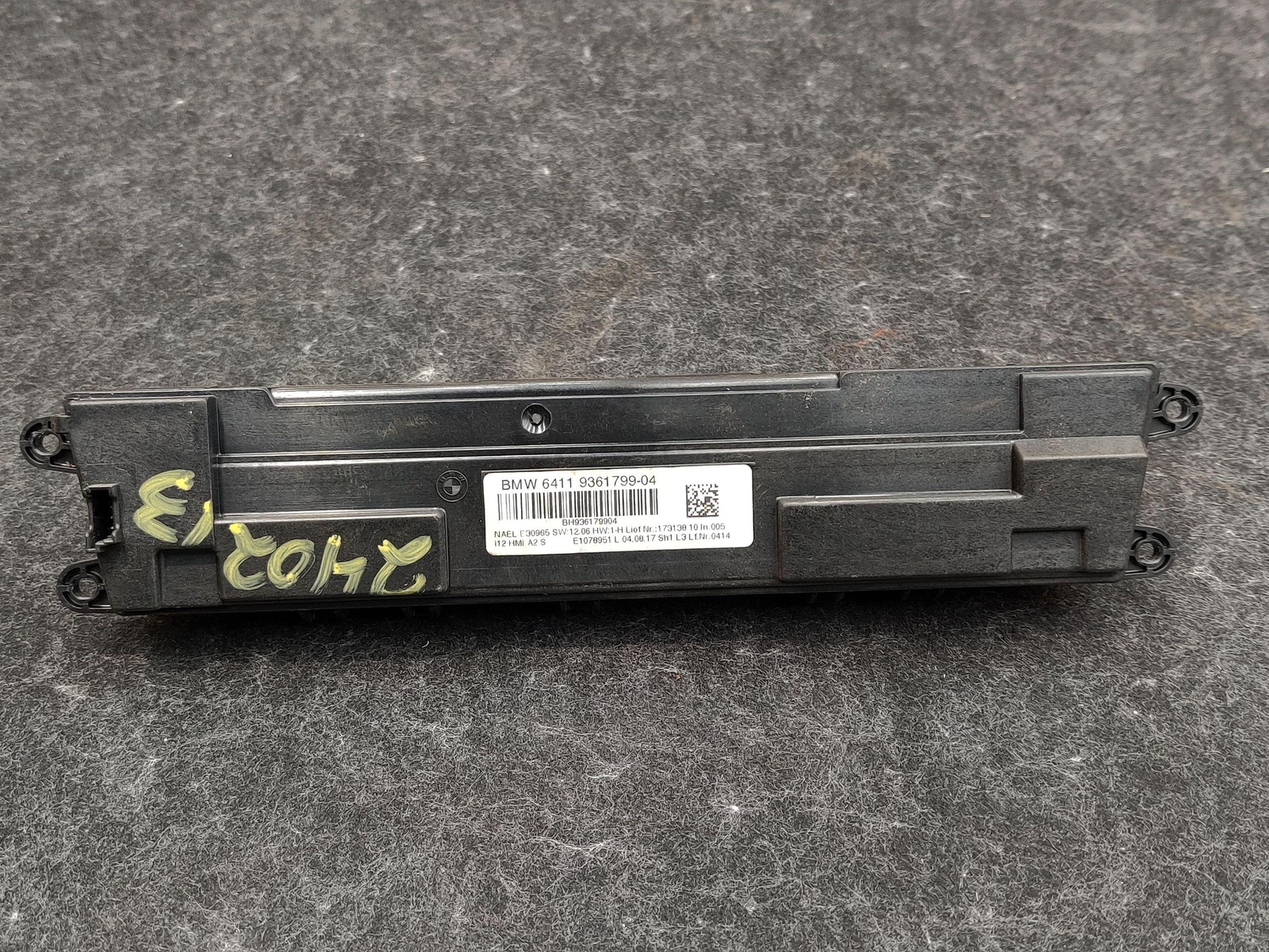 Climate Control Air Heater Switch Heated Seats 64119361799 OEM BMW i8 2014-17