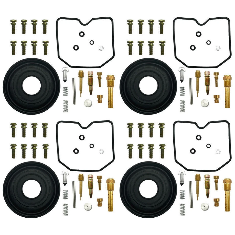 4x Para KAWASAKI ZRX1200/R/S 2001-2003 Kit Reparación Carburador Émbolo Diafragma Foto 2 de 4