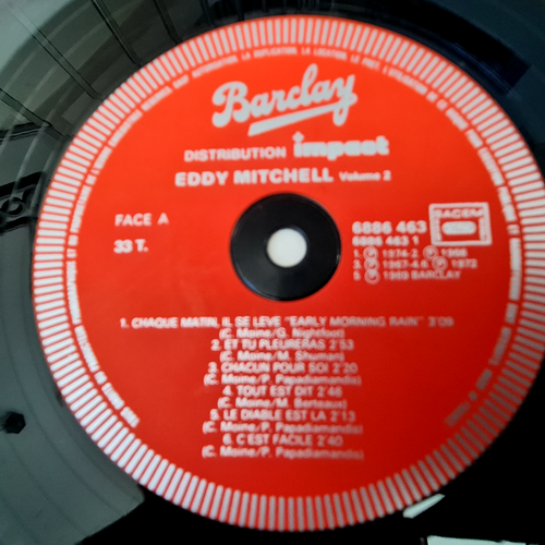 LP vinyle 33t Eddy Mitchell – Eddy Mitchell Volume 2 - Foto 4 di 5
