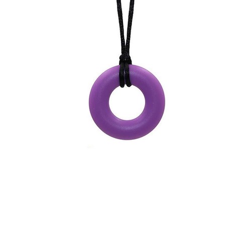 Sensory Chew Necklace Food Silicon Autism ADHD Biting Oral Teething Chewy Toy - Picture 15 of 32