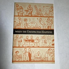 When the Unexpected Happens - Vintage 1953 John Hancock Mutual Life Ins Booklet