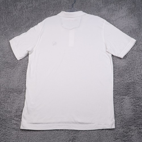 Robert Graham Polo Shirt Mens L Classic Fit White Skull Rose Logo Cotton - Picture 9 of 13