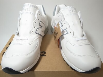 NEW BALANCE M576WWL WHITE LEATHER MADE IN ENGLAND US8.5 / UK8 | eBay