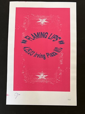 【激レア】FLAMING LIPS 1994年ライブポスター オリジナル 激レア】FLAMING LIPS 1994年ライブポスター オリジナル