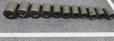 SNAP ON TOOLS  11pc Impact Socket Set  1/2'' drive 3/8'' - 1''  6-pt 311iMYA