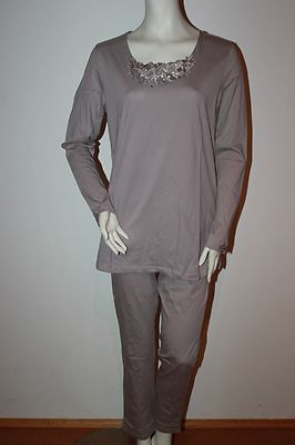 Triumph Pyjama ''Modern Elegance PK LSL'' Gr. 38 grau Loungewear Schlafanzug 
