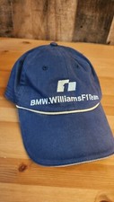 Vintage BMW Williams F1 Team Racing Strapback Hat Cap Navy Indy Car Formula 1