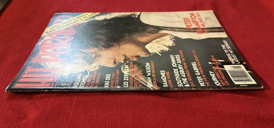 Hit Parader Magazine Sept 1977 Frampton, Ramones, Brian Wilson, KISS, Zeppelin  - Image 3 of 4