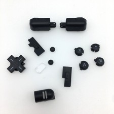 Black Replacement ABXY L R D-Pad Cross Button Full Buttons Set For DS Lite NDSL
