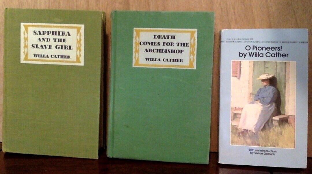 Vintage Willa Cather Book Lot - O Pioneers Slave Girl Archbishop HC PB