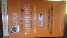Qunol Extra Strength Turmeric Curcumin Complex - 1000 Mg. 60ct