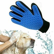 Pet Hair Remover Glove Brush Dog Cat Grooming Massage Soft Bath Deshedding Comb