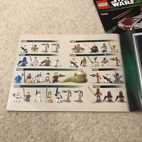 Star Wars Lego 75025 Jedi Defender Class Cruiser Set 2 Instructions Manual Books