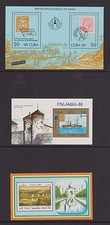 Central America - MS 3189, 3345,3407 - u/m - 1986, 1988, 1989 Stamp Exhibitions