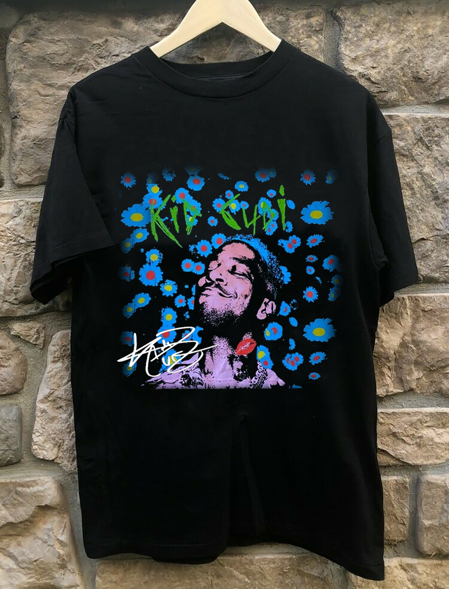Rare Kid Cudi Hip Hop Gift For Fan Black S-2345XL Unisex T-shirt 