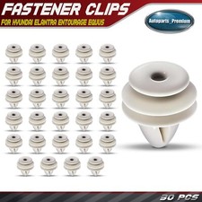 30pcs 10mm Nylon Headliner Trim Panel Retainer Clips Triple Head For Hyundai 30pcs 10mm Nylon Headliner Trim Panel Retainer Clips Triple Head For Hyundai