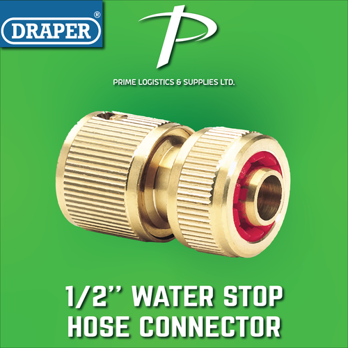 DRAPER TOOLS Brass Hose Pipe Tap Connectors & Fittings Hozelock