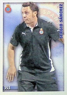2014-15  Mundicromo Fichas la Liga Espanyol Barcelona Sergio Gonzalez Sanchez