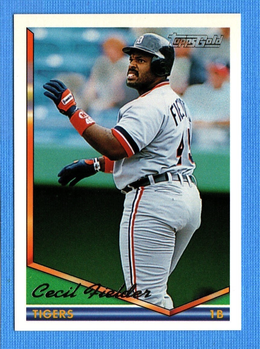 1994 Topps Gold #190 Cecil Fielder Tigers