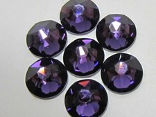 30ss PURPLE VELVET FLATBACK European Rhinestones 18pcs.