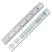 Vinca Ssra-06 Stainless Steel Office Drawing Ruler 0-6 Inch 0-15cm With Conve... on sale Vinca Ssra-06 Stainless Steel Office Drawing Ruler 0-6 Inch 0-15cm With Conve... on sale