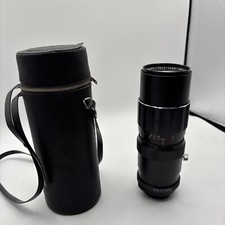 Vintage Auto Sears Tele-Zoom 90-230mm 1:4.5 Auto Lens w/ Leather Case
