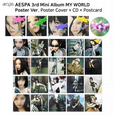 K-POP・アジア aespa CD  poster ver. s-l400.jpg