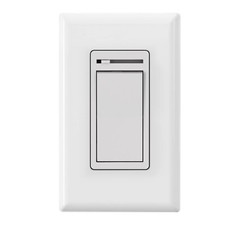 Dimmer Light Switch, 3-Way/Single Pole Slide dimmer Works with 600W Incandescent