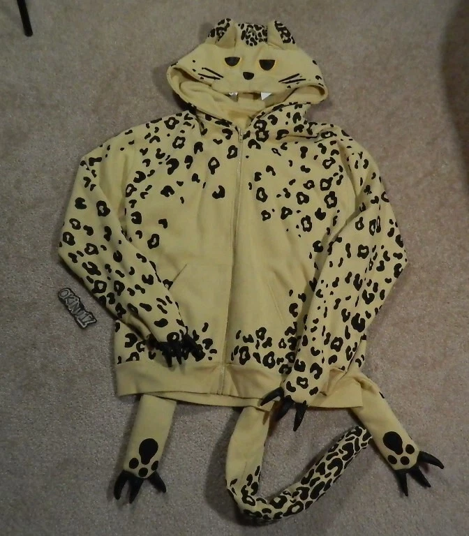 Sweat à capuche léopard polaire Adidas Originals x Jeremy Scott 2009 échantillon M 50 suprême