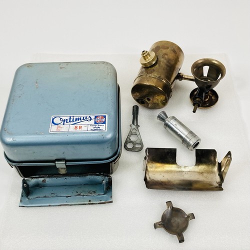 Vintage OPTIMUS Gas Stove 8R Portable Camping Made in Sweden Durable & Reliable - Picture 5 of 11