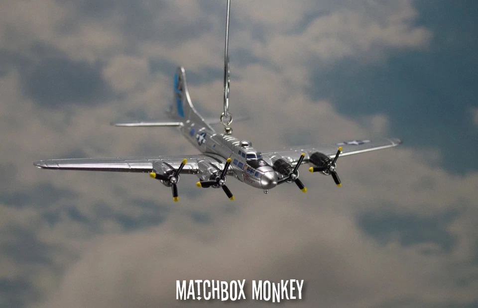 WWII B-17 Bomber Flying Fortress USAF Sentimental Journey Christmas Ornament B17 - Image 4 of 4